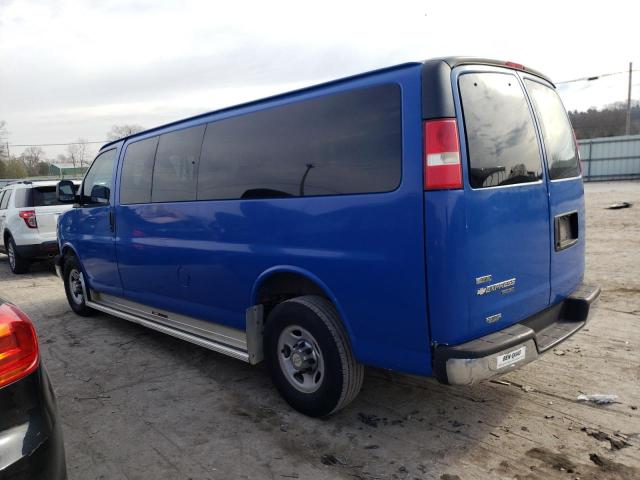 1GAZG1FG8C1122481 - 2012 CHEVROLET EXPRESS G3 LT BLUE photo 2