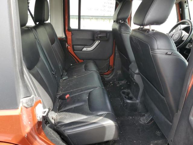 1C4HJWEG1EL165733 - 2014 JEEP WRANGLER U SAHARA ORANGE photo 10