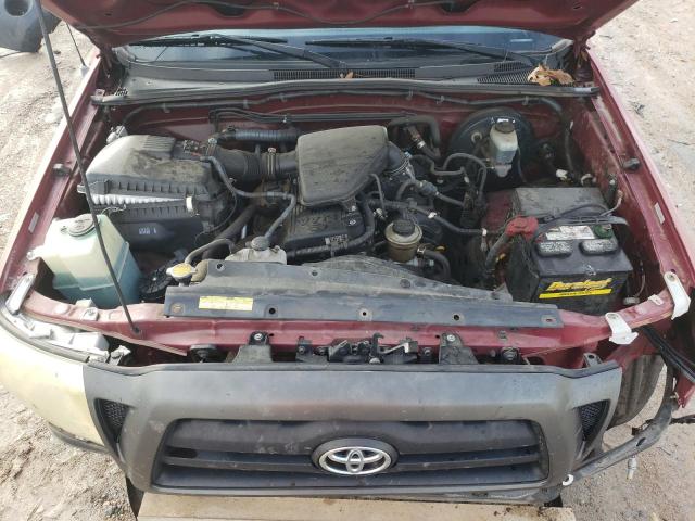 5TENX22N56Z159076 - 2006 TOYOTA TACOMA RED photo 11