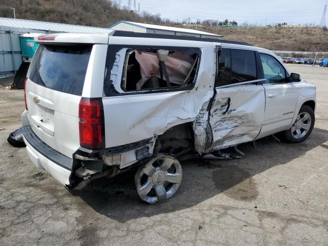 1GNSKHKC0KR309305 - 2019 CHEVROLET SUBURBAN K1500 LT WHITE photo 3