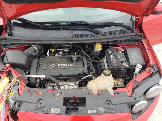 1G1JA5SH8F4122861 - 2015 CHEVROLET SONIC LS RED photo 11