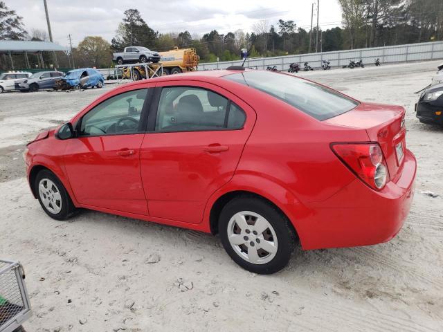 1G1JA5SH8F4122861 - 2015 CHEVROLET SONIC LS RED photo 2