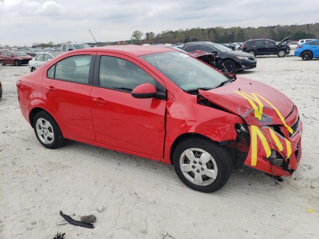 1G1JA5SH8F4122861 - 2015 CHEVROLET SONIC LS RED photo 4