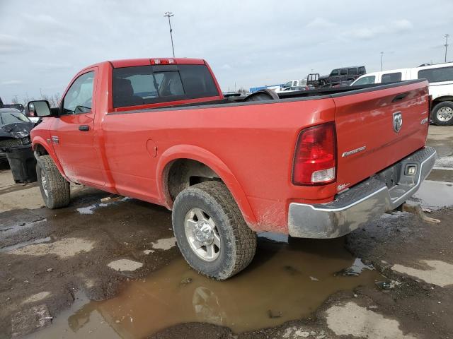 3C6LD5BT8CG263415 - 2012 DODGE RAM 2500 SLT RED photo 2