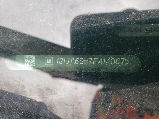 1G1JA6SH7E4140675 - 2014 CHEVROLET SONIC LS WHITE photo 13