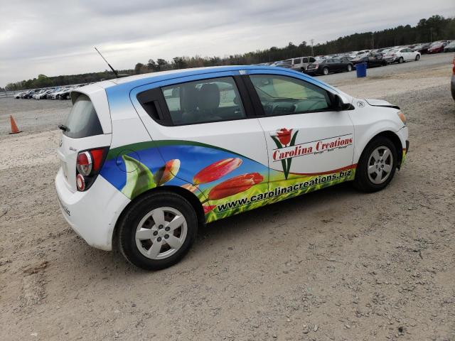 1G1JA6SH7E4140675 - 2014 CHEVROLET SONIC LS WHITE photo 3