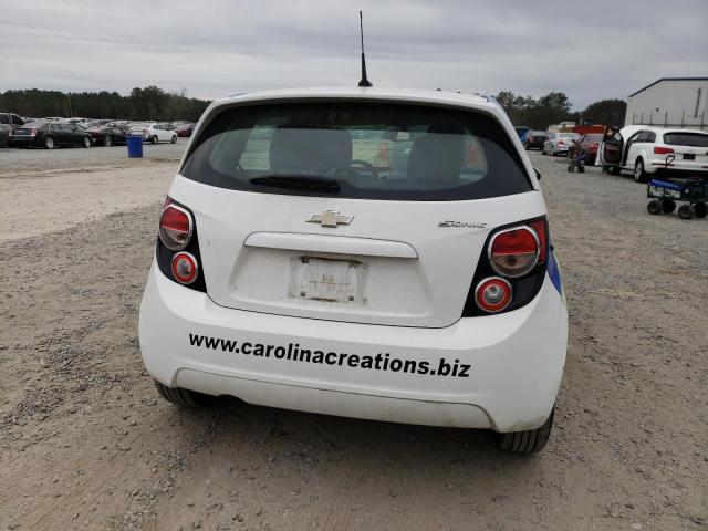 1G1JA6SH7E4140675 - 2014 CHEVROLET SONIC LS WHITE photo 6