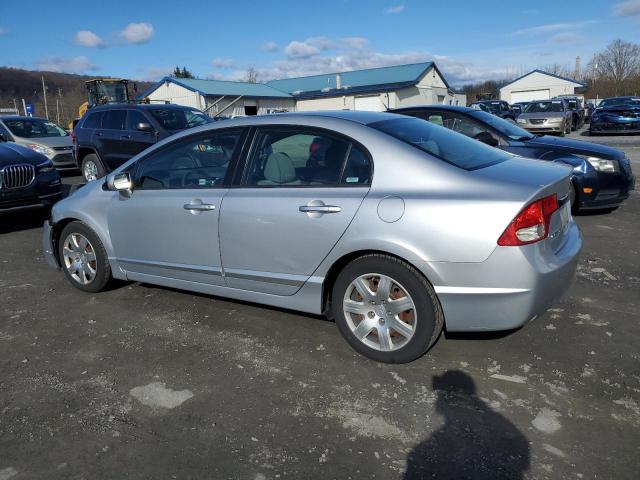 2HGFA16569H357922 - 2009 HONDA CIVIC LX SILVER photo 2