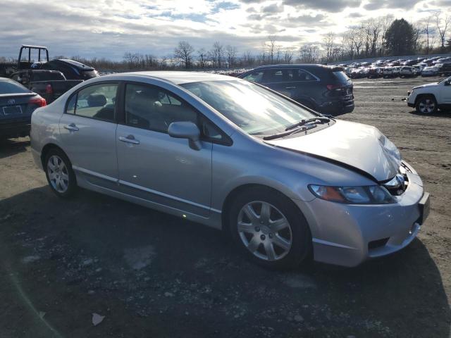 2HGFA16569H357922 - 2009 HONDA CIVIC LX SILVER photo 4