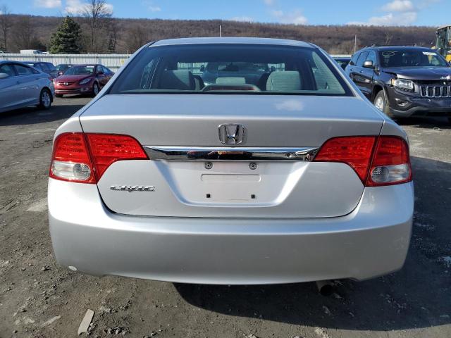 2HGFA16569H357922 - 2009 HONDA CIVIC LX SILVER photo 6