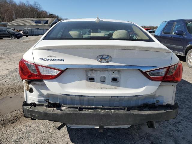 5NPEB4AC0DH715191 - 2013 HYUNDAI SONATA GLS WHITE photo 6