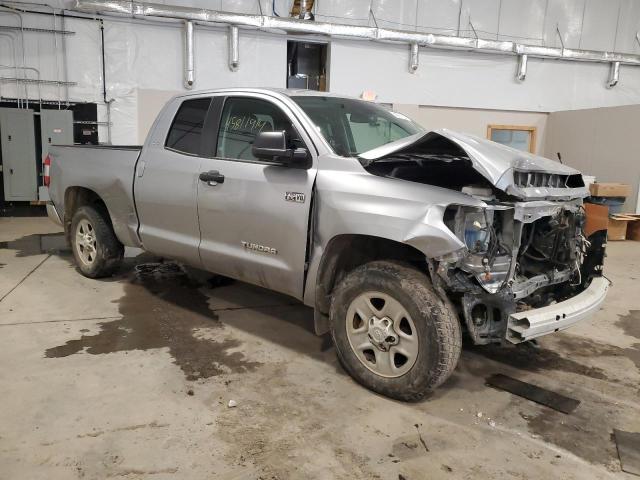 5TFUY5F10MX980477 - 2021 TOYOTA TUNDRA DOUBLE CAB SR/SR5 SILVER photo 4