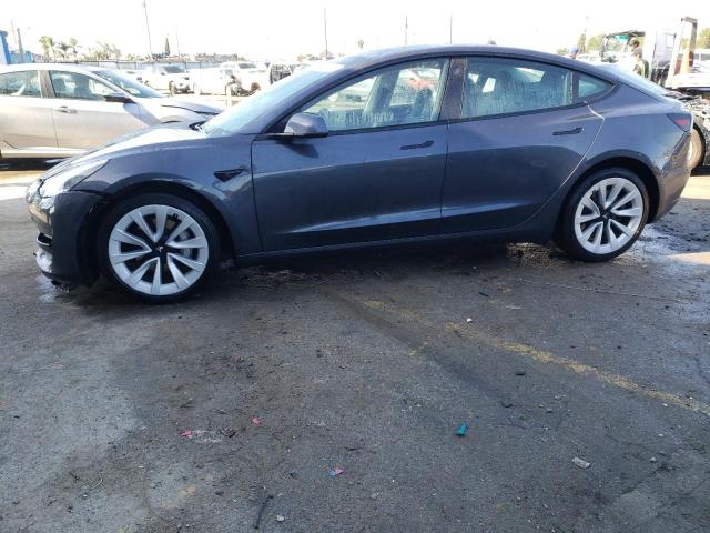 5YJ3E1EA2NF241850 - 2022 TESLA MODEL 3 GRAY photo 1