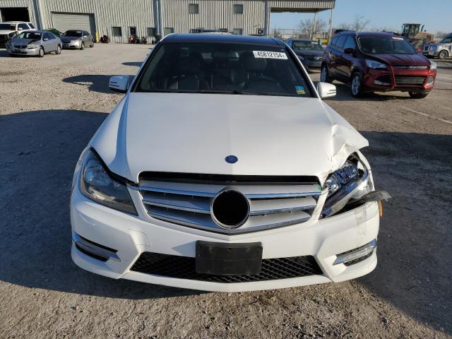 WDDGF8AB2DR251928 - 2013 MERCEDES-BENZ C 300 4MATIC WHITE photo 5