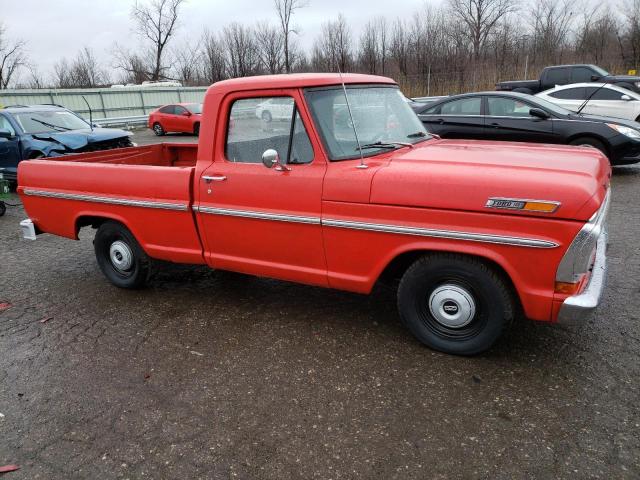 F10YLM83816 - 1972 FORD F100 RED photo 4