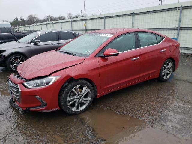 KMHD84LF6HU273722 - 2017 HYUNDAI ELANTRA SE RED photo 1