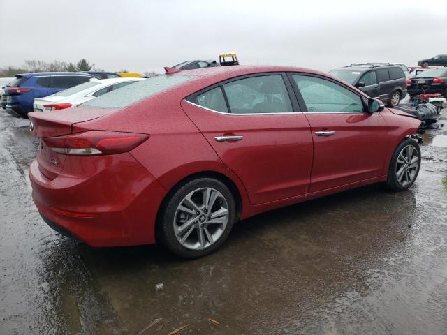 KMHD84LF6HU273722 - 2017 HYUNDAI ELANTRA SE RED photo 3