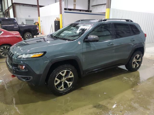 1C4PJMBB0FW634397 - 2015 JEEP CHEROKEE TRAILHAWK BLUE photo 1