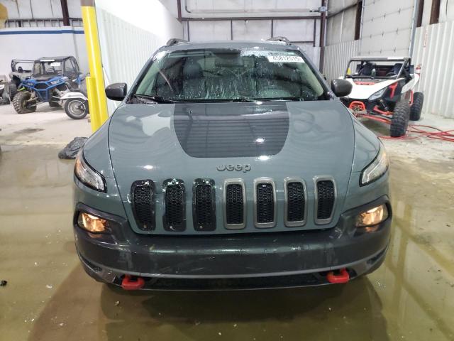 1C4PJMBB0FW634397 - 2015 JEEP CHEROKEE TRAILHAWK BLUE photo 5