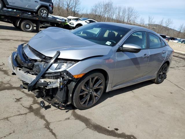 2HGFC2F80KH551524 - 2019 HONDA CIVIC SPORT SILVER photo 1