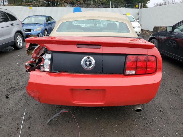 1ZVHT84NX85157903 - 2008 FORD MUSTANG RED photo 6