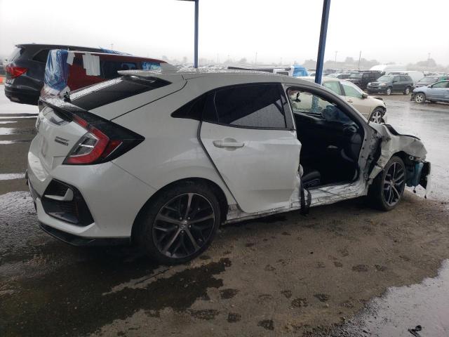 SHHFK7H98MU400152 - 2021 HONDA CIVIC SPORT TOURING WHITE photo 3