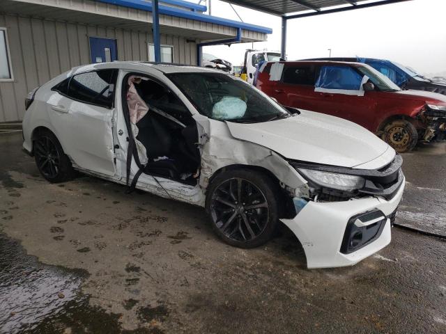 SHHFK7H98MU400152 - 2021 HONDA CIVIC SPORT TOURING WHITE photo 4