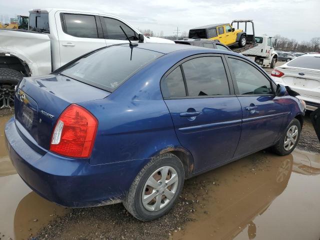 KMHCN4AC8AU472208 - 2010 HYUNDAI ACCENT GLS BLUE photo 3