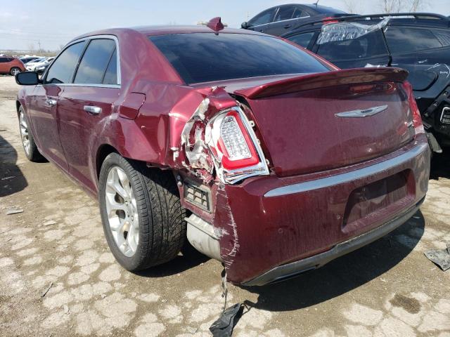 2C3CCAPT9GH248462 - 2016 CHRYSLER 300C PLATINUM RED photo 2