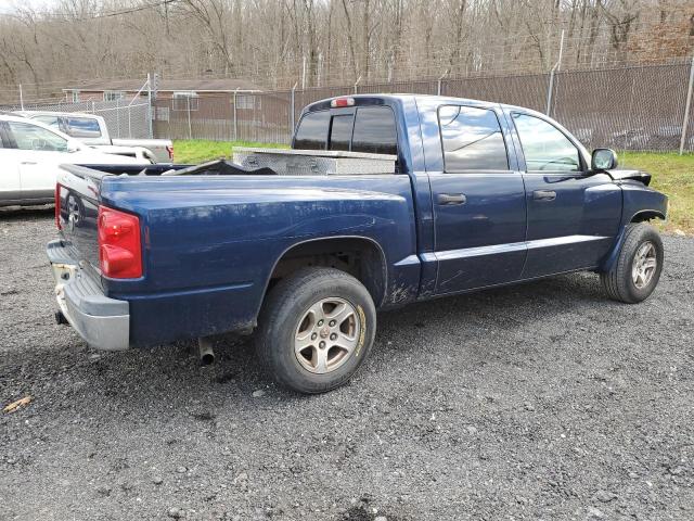 1D7HE48K35S329522 - 2005 DODGE DAKOTA QUAD SLT BLUE photo 3