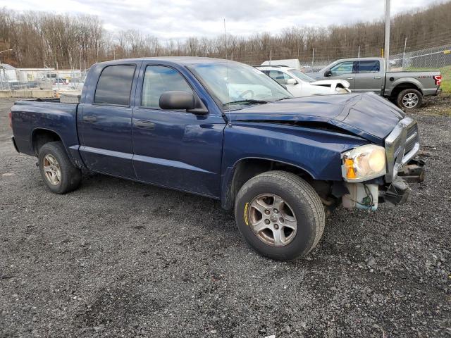 1D7HE48K35S329522 - 2005 DODGE DAKOTA QUAD SLT BLUE photo 4