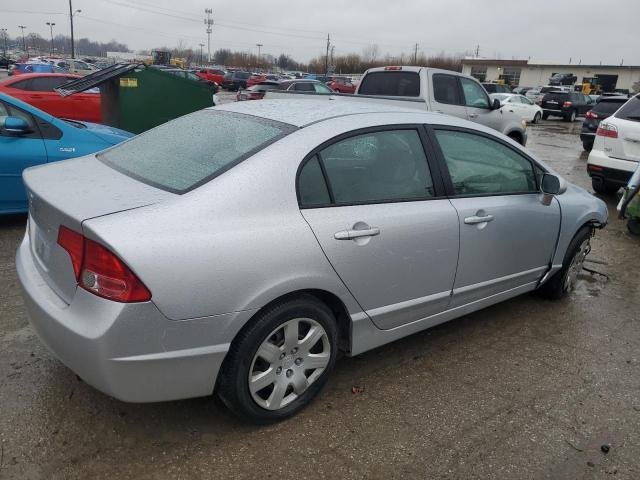 1HGFA16507L063531 - 2007 HONDA CIVIC LX SILVER photo 3