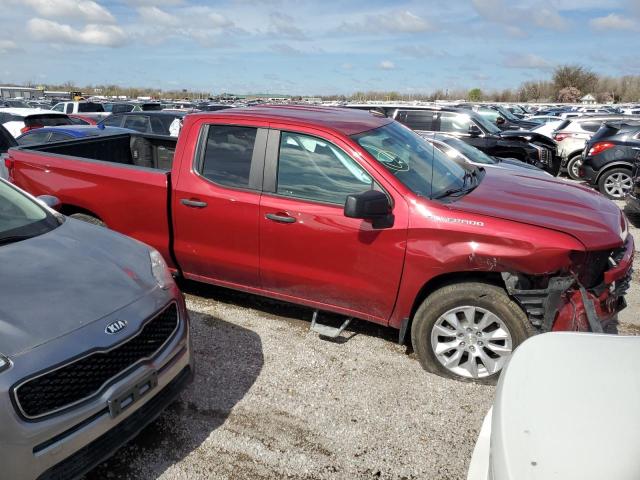 1GCRWBEF6LZ104281 - 2020 CHEVROLET SILVERADO C1500 CUSTOM RED photo 4