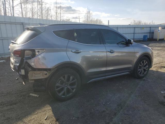 5XYZWDLA2JG515367 - 2018 HYUNDAI SANTA FE S GRAY photo 3