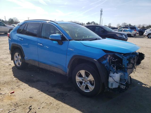 JTMRWRFV8LD057508 - 2020 TOYOTA RAV4 XLE BLUE photo 4