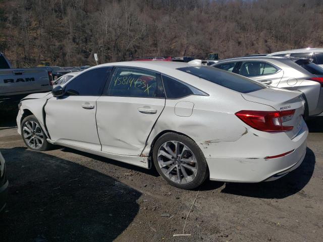 1HGCV3F1XMA006129 - 2021 HONDA ACCORD HYBRID WHITE photo 2