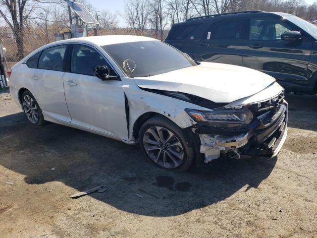 1HGCV3F1XMA006129 - 2021 HONDA ACCORD HYBRID WHITE photo 4