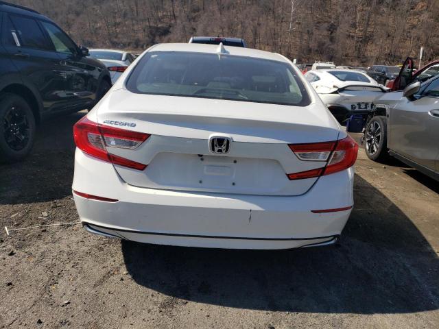 1HGCV3F1XMA006129 - 2021 HONDA ACCORD HYBRID WHITE photo 6