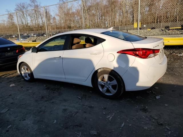 5NPDH4AE9DH371615 - 2013 HYUNDAI ELANTRA GLS WHITE photo 2