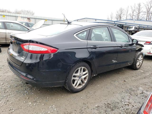 1FA6P0HD9E5403083 - 2014 FORD FUSION SE BLACK photo 3