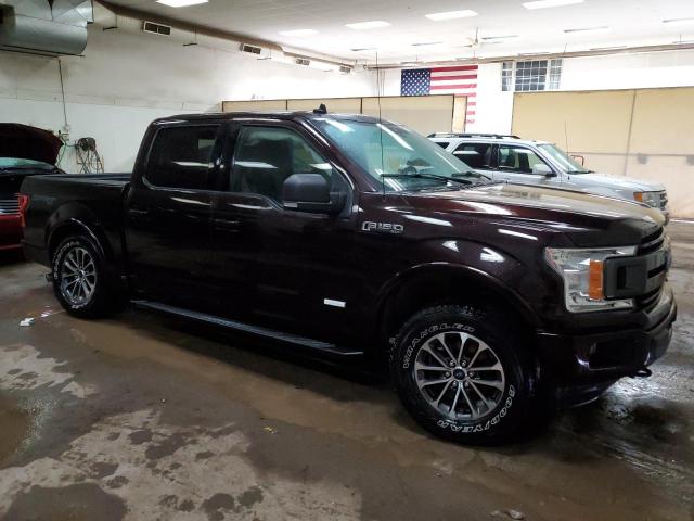 1FTEW1EP9KFC45069 - 2019 FORD F150 SUPERCREW BURGUNDY photo 4