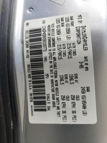 1C4GP45RX5B339773 - 2005 CHRYSLER TOWN & COU 银色 照片 13