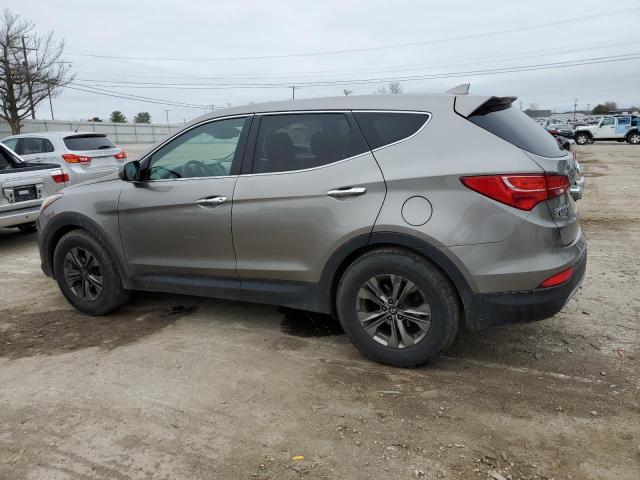 5XYZTDLB8EG145856 - 2014 HYUNDAI SANTA FE S GRAY photo 2