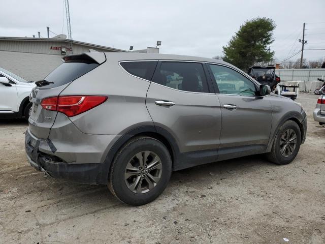 5XYZTDLB8EG145856 - 2014 HYUNDAI SANTA FE S GRAY photo 3