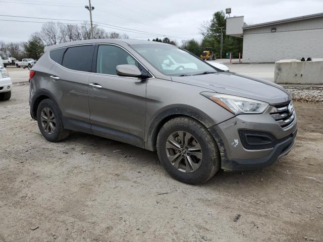 5XYZTDLB8EG145856 - 2014 HYUNDAI SANTA FE S GRAY photo 4