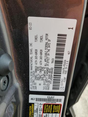 5TFLA5DB4PX086482 - 2023 TOYOTA TUNDRA CREWMAX SR GRAY photo 12