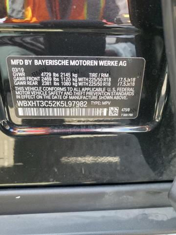 WBXHT3C52K5L97982 - 2019 BMW X1 XDRIVE28I BLACK photo 13
