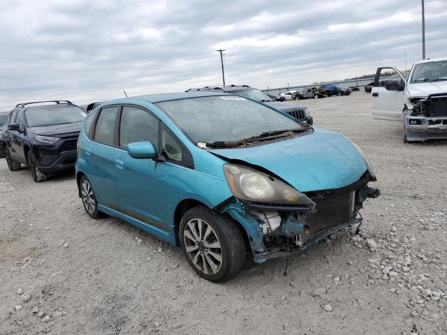 JHMGE8H58CC011165 - 2012 HONDA FIT SPORT BLUE photo 4