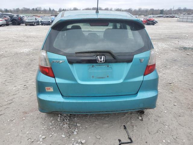 JHMGE8H58CC011165 - 2012 HONDA FIT SPORT BLUE photo 6