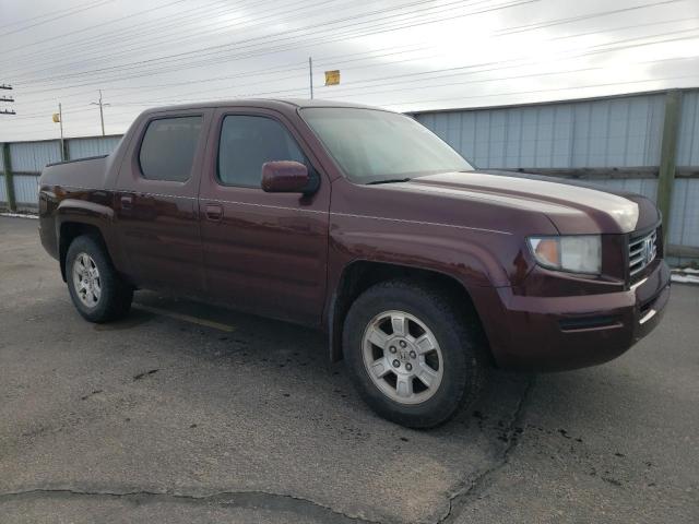 2HJYK16578H537893 - 2008 HONDA RIDGELINE RTL BURGUNDY photo 4